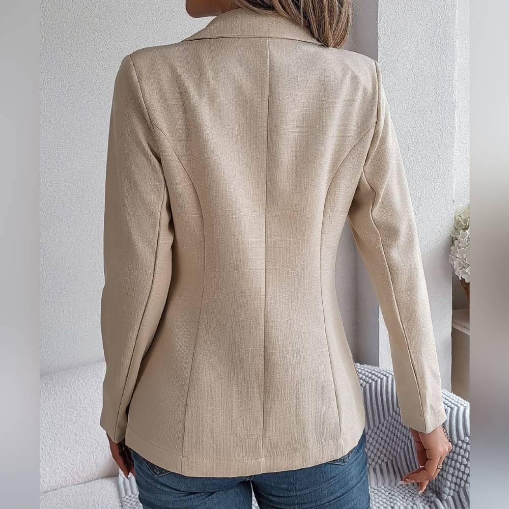 Stylish Lapel Collar Blazer - Picture 3 of 6